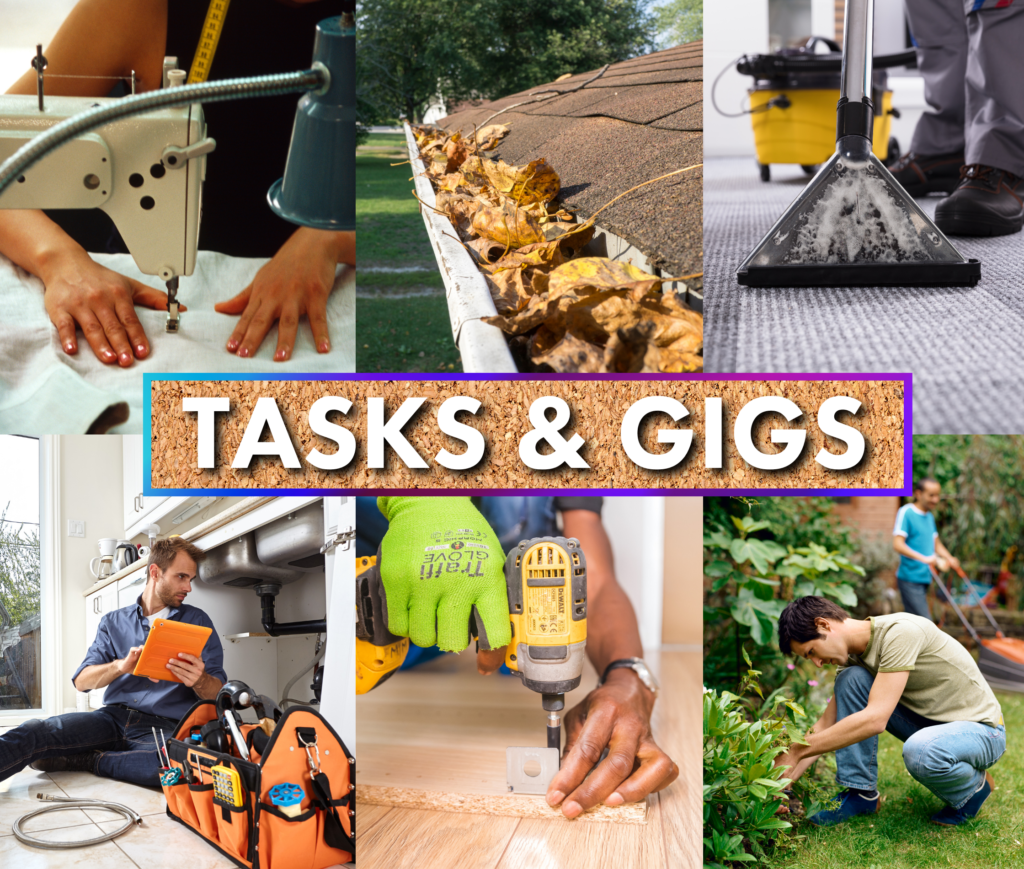 List Gigs & Tasks - Earn Money For Doings Gigs & Tasks